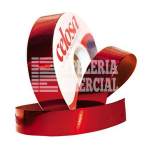 MERCERIA LISTON CELOSA METALICO LISO #5 C. ROJO